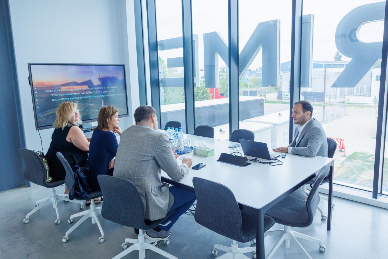 Secretary General Mircea Abrudean Visits PRIME Batteries Technologies